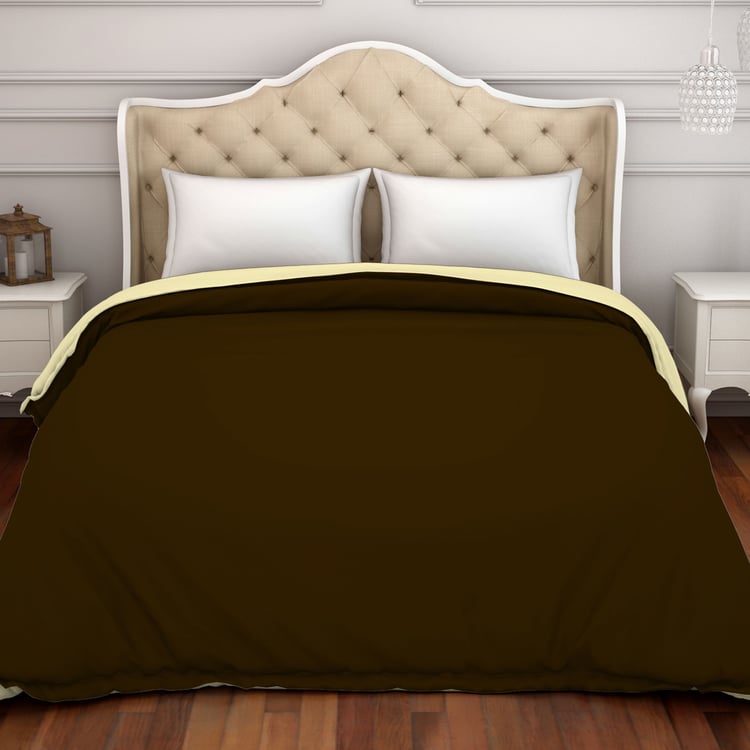 SPACES Active Hygro 300TC Solid Double Bed Duvet Cover - 228 x 274 cm