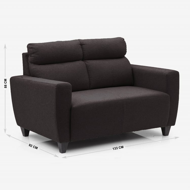 Emily Fabric 3+2 Seater Sofa Set - Brown