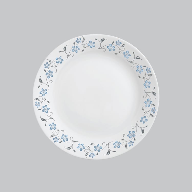 SOLITAIRE Ivory -Grace Blue Dinner Set Opal Glass - Set Of 27