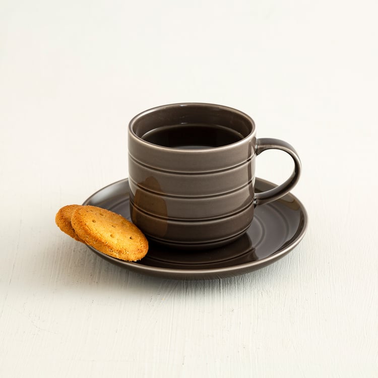 Marshmallow Porcelain Cup and Saucer - 350ml