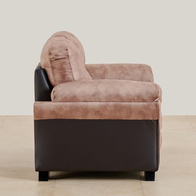 Aries Fabric 2-Seater Sofa - Beige