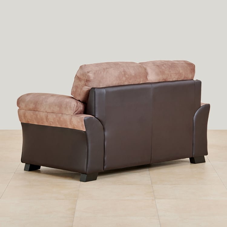 Aries Fabric 2-Seater Sofa - Beige