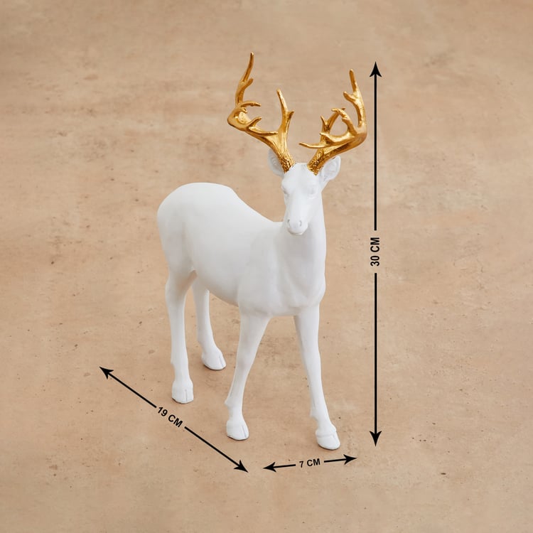 Magnus Set of 2 Polyresin Reindeer Figurines
