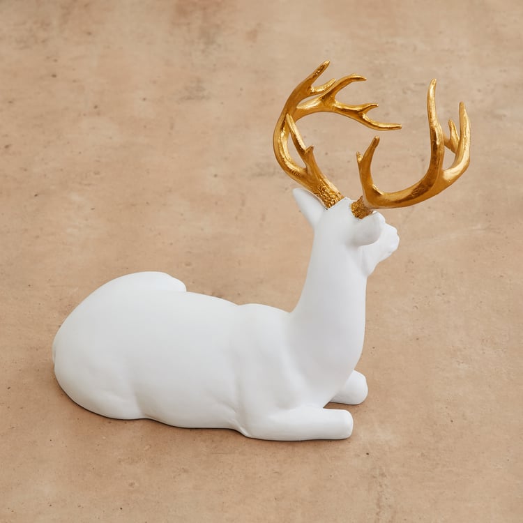 Magnus Set of 2 Polyresin Reindeer Figurines