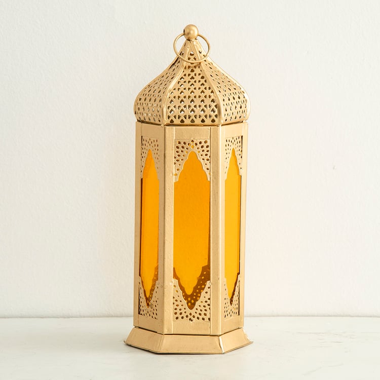 Corsica Mystic India Metal Tall Moroccan Lantern