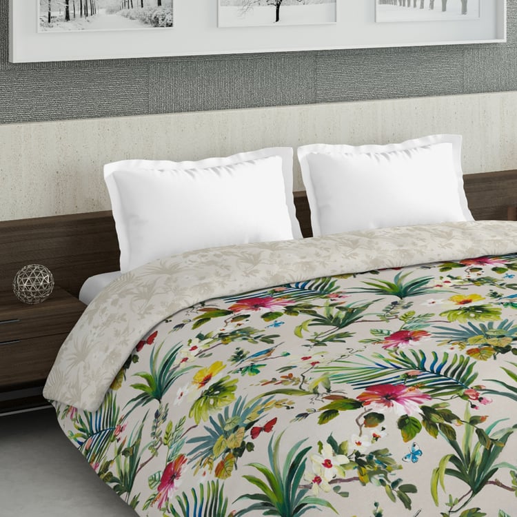 D'DECOR Delta Printed Double Bed Comforter - 2.29m x 2.74m