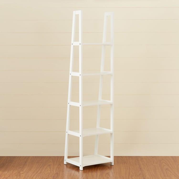 Frost Nxt 5-Tier Book Shelf - White