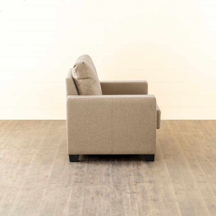 Helios Mendoza Fabric 2-Seater Sofa - Beige