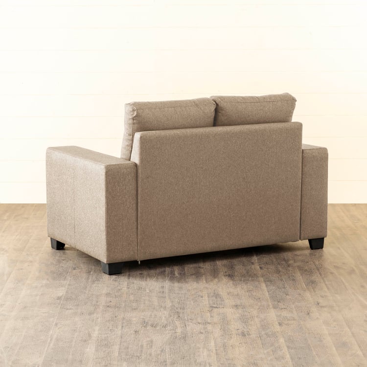 Helios Mendoza Fabric 2-Seater Sofa - Beige