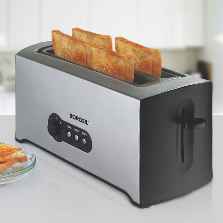 BOROSIL Krispy 4 Slice Pop Toaster
