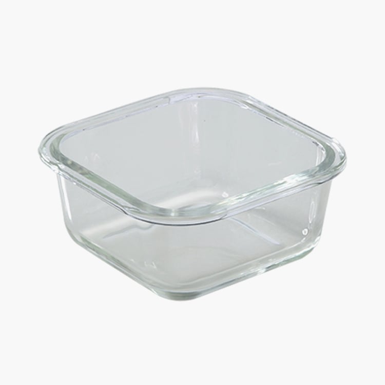 BOROSIL Klip-N-Store Transparent Square Bakeware - 320 ml