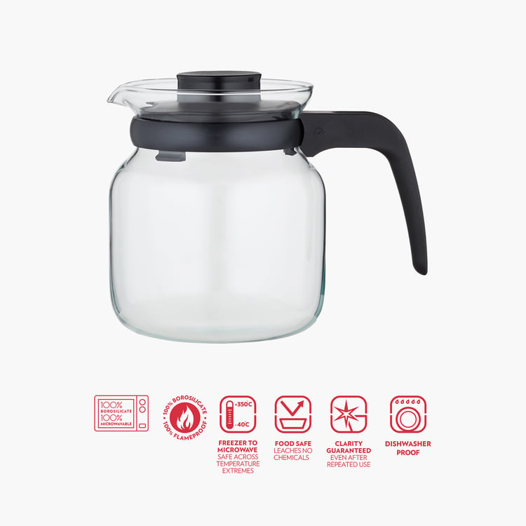 BOROSIL Carafe Kettle With Stainer- 1L