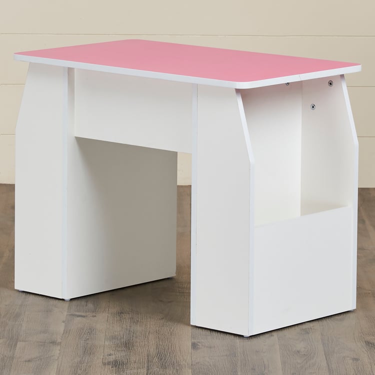 Helios Oregon Kids Study Table - Pink and White