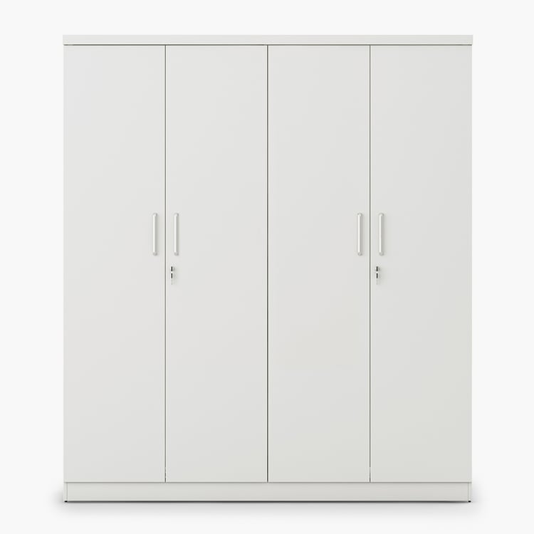 Helios Reynan 4-Door Wardrobe - White