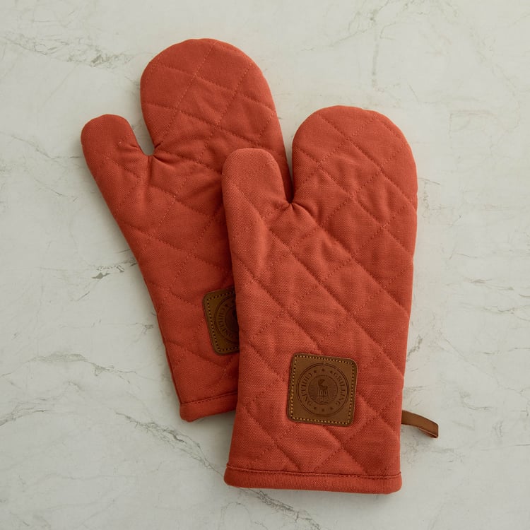 Truffles Set of 2 Cotton Oven Mittens