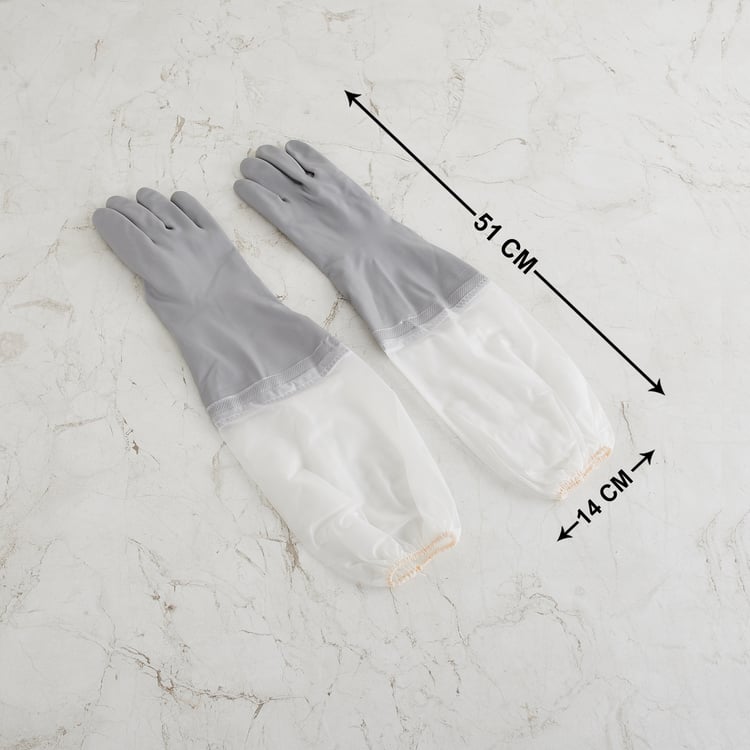 Indus Set of 2 PVC Cleaning Gloves - 51x14cm