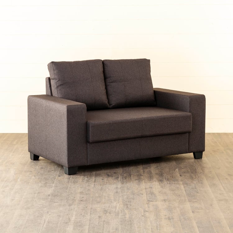 Helios Mendoza Fabric 3+2 Seater Sofa Set - Brown