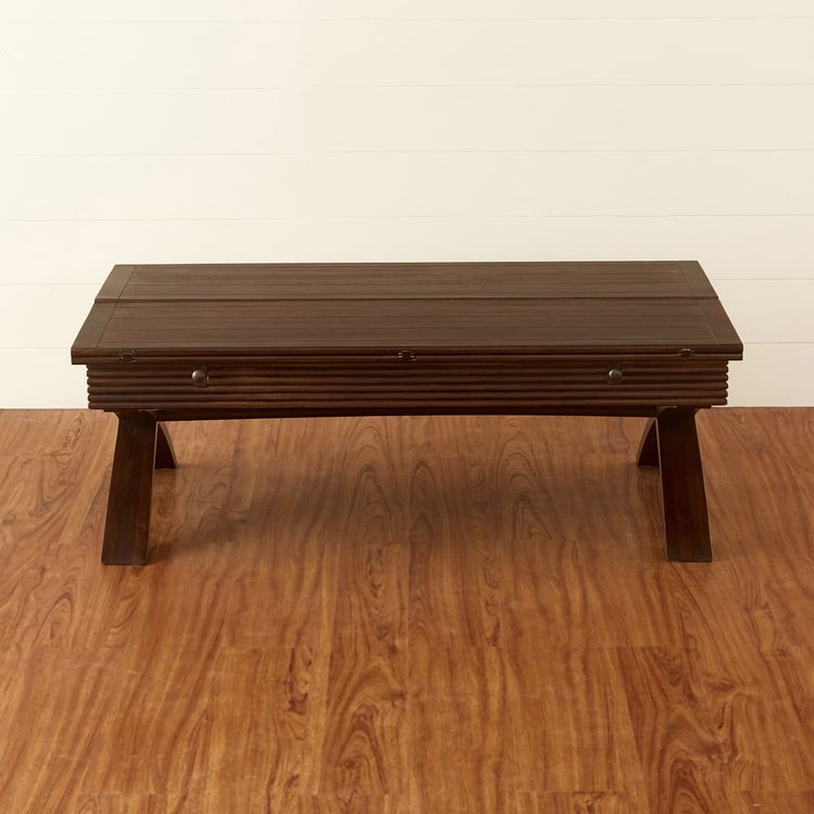 Flick Mango Wood Extendable Coffee Table - Brown