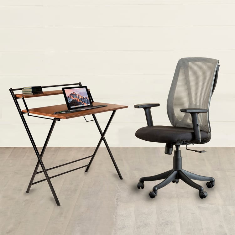 Helios Cairo Quadro Engineered Wood Table and Chair
