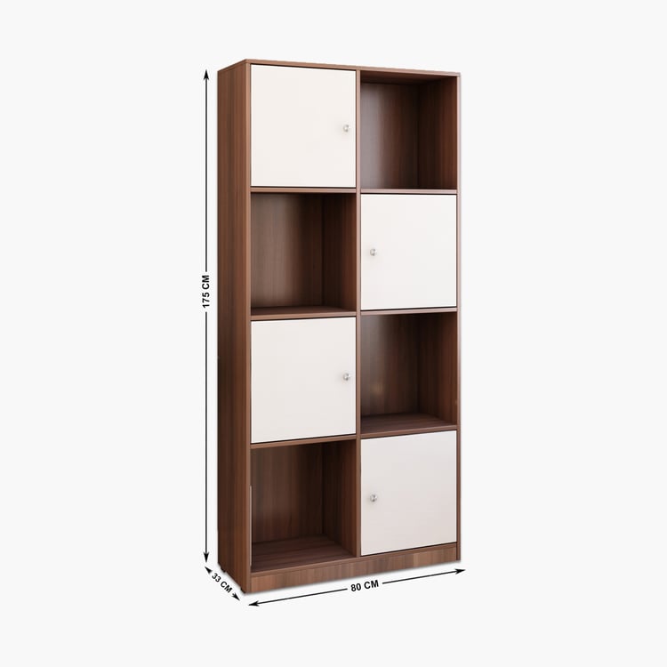Helios Besta 4-Tier Book Cabinet - Brown