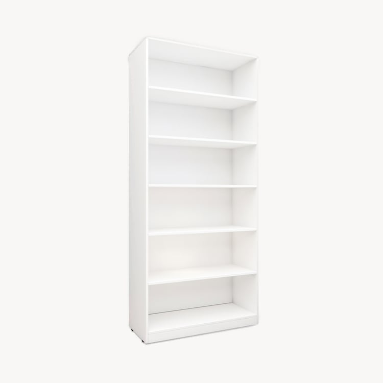 Helios Reynan 6-Tier Book Shelf - White