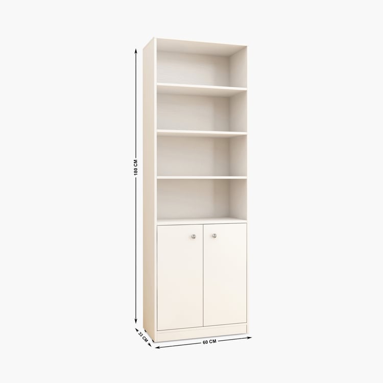 Helios Reynan Book Cabinet - White