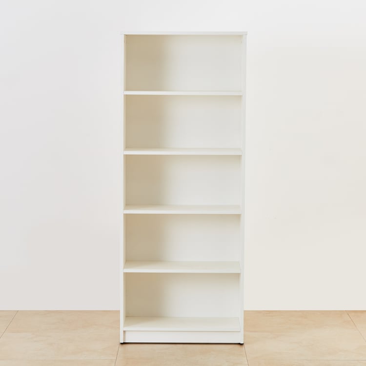 Helios Reynan 5-Tier Book Shelf - White