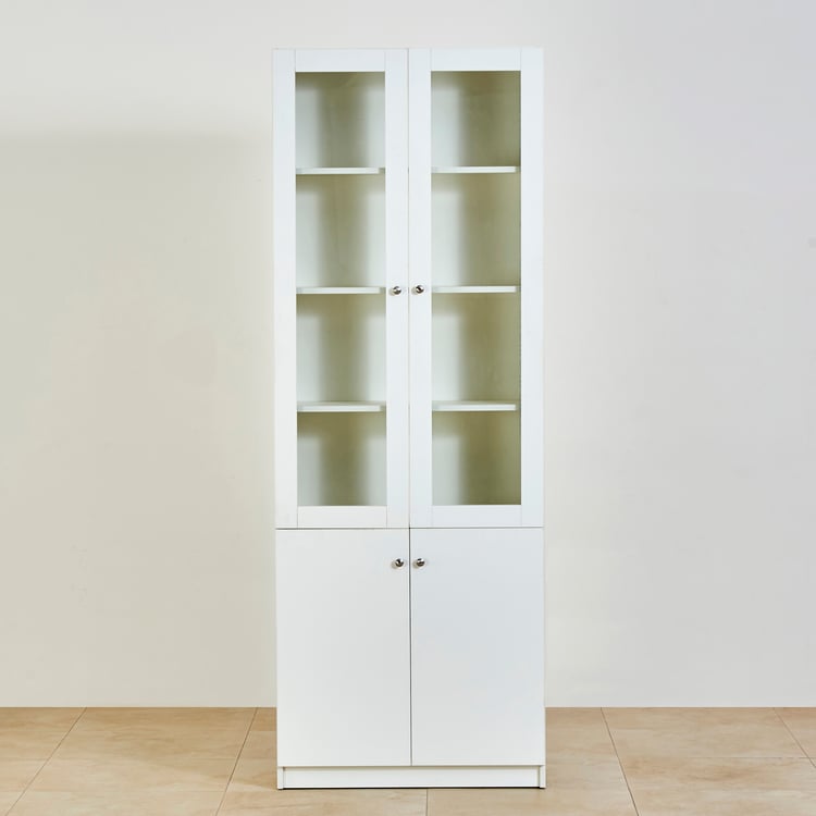 Reynan 2-Door Book Cabinet - White