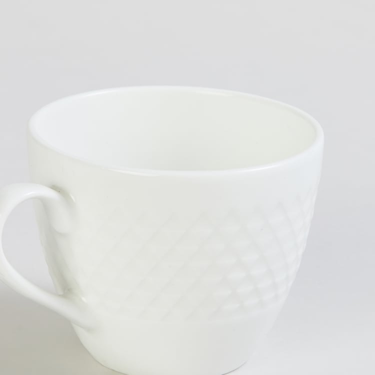 Marshmallow Bone China Cup and Saucer