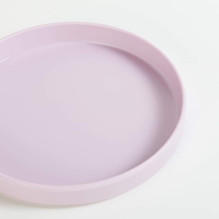 Soulful Pastels Purple Solid Melamine Side Plate - 16cm