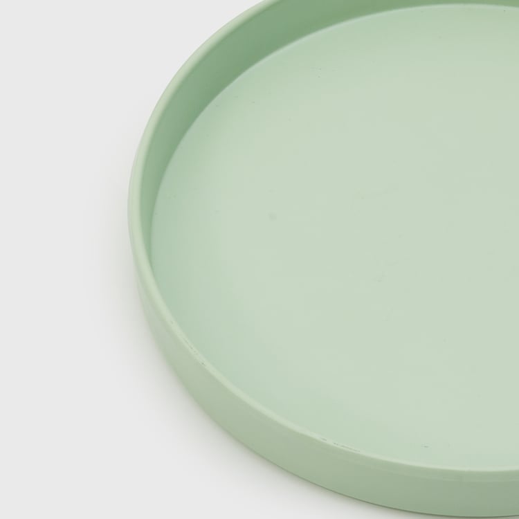 Soulful Pastels Green Solid Melamine Side Plate - 16cm