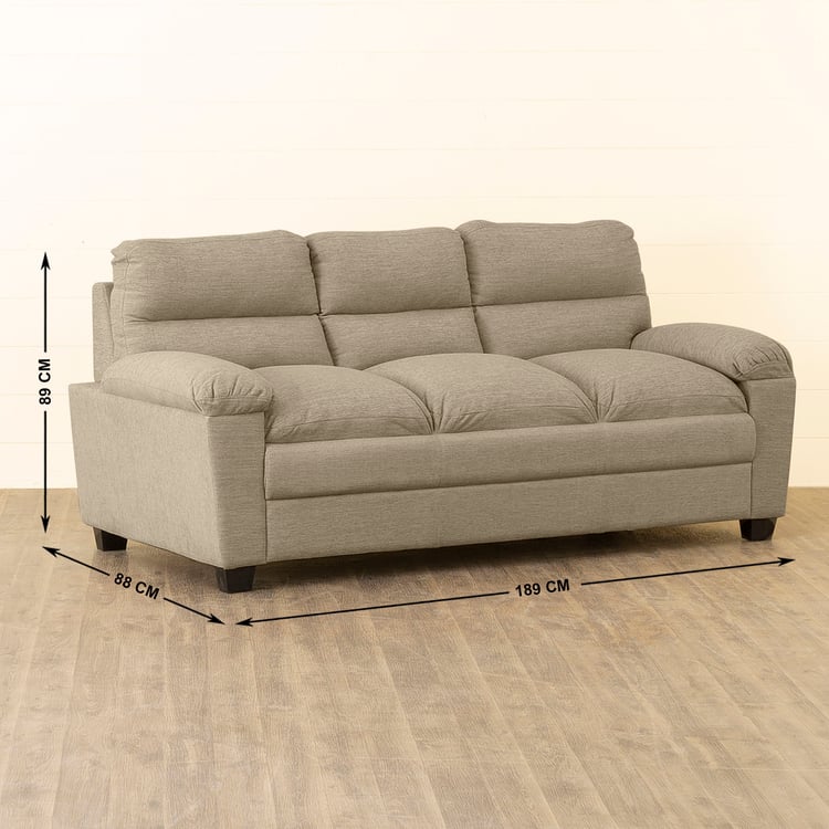 Helios Scott Nxt Fabric 3+2 Seater Sofa Set - Beige