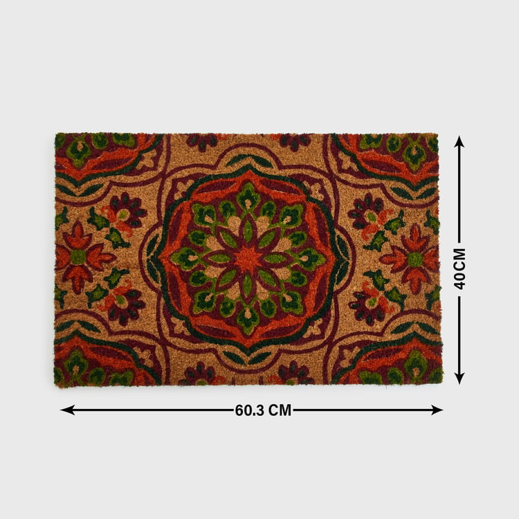 Stencila Chakra Coir Printed Doormat - 40x60cm