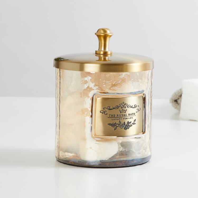 Royal Bath Glass Canister with Lid