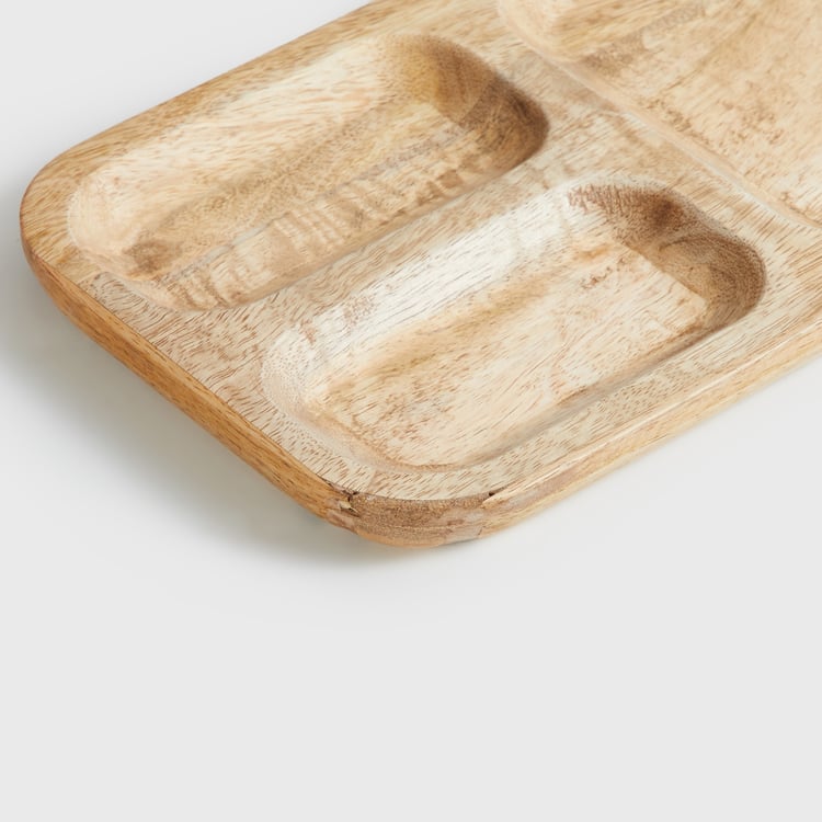Mirage Wood Chip and Dip Platter - 40x16cm