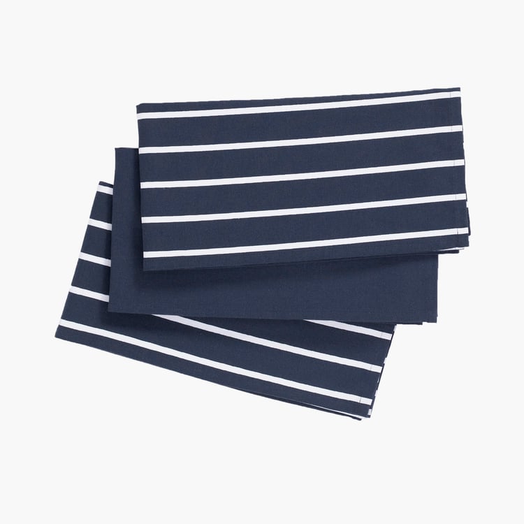 MASPAR Set of 3 Cotton Kitchen Towels - Blue