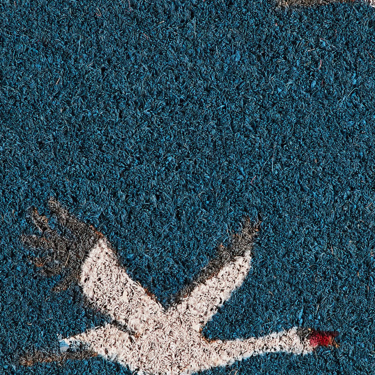 Corsica Birds Coir Printed Doormat - 40x60cm