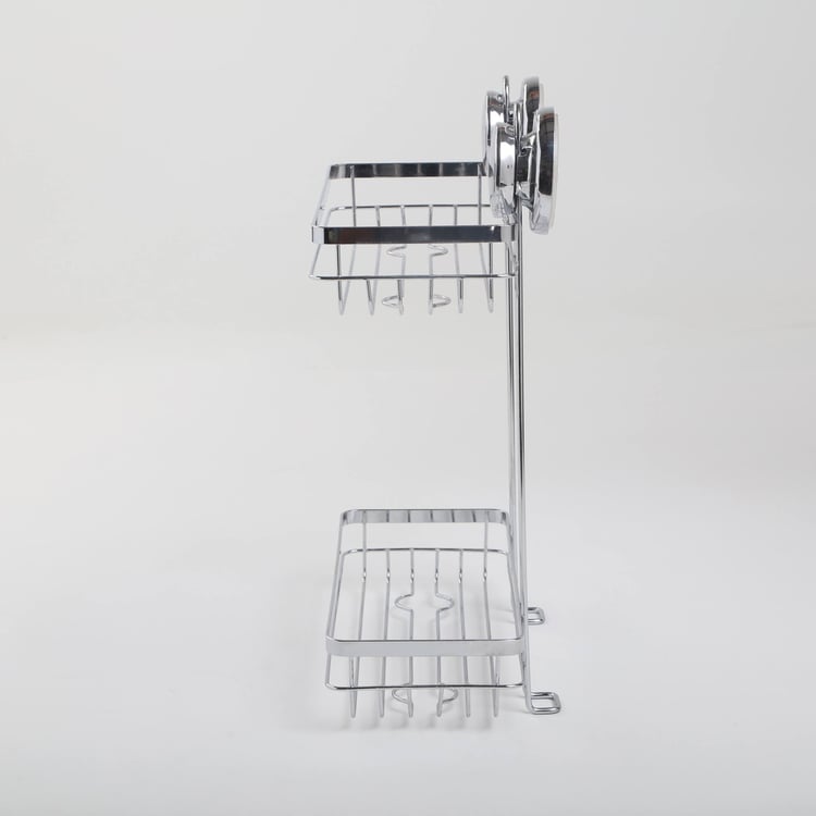 Orion Lincoln Steel Corner Shower Caddy with Suction Cups
