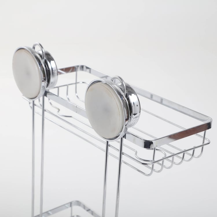 Orion Lincoln Steel Corner Shower Caddy with Suction Cups