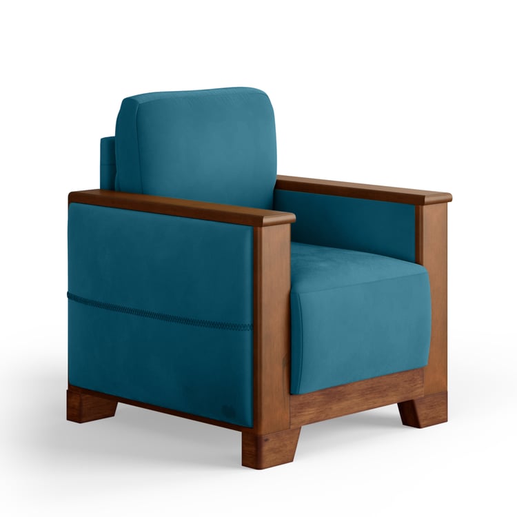 Erica Velvet 1-Seater Sofa - Customized Furniture