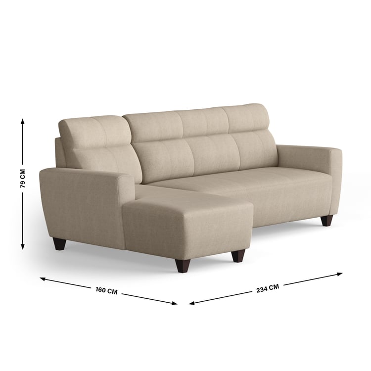 Emily Chenille 3-Seater Left Corner Sofa with Chaise - Customized Furniture