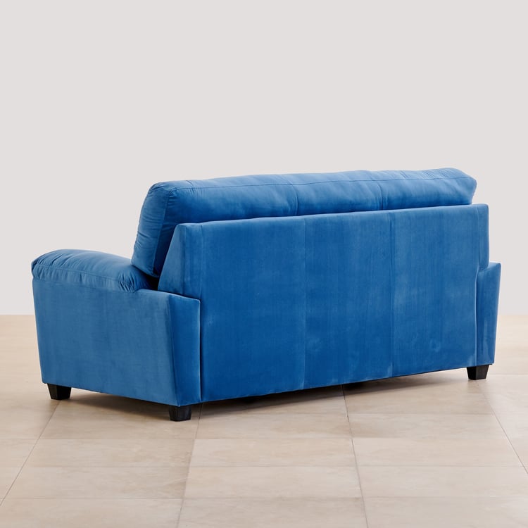 Mojo Velvet 3+2 Seater Sofa Set - Blue