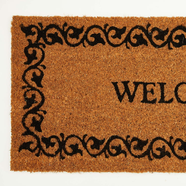 Stencila Welcome Coir Printed Doormat - 30x70cm