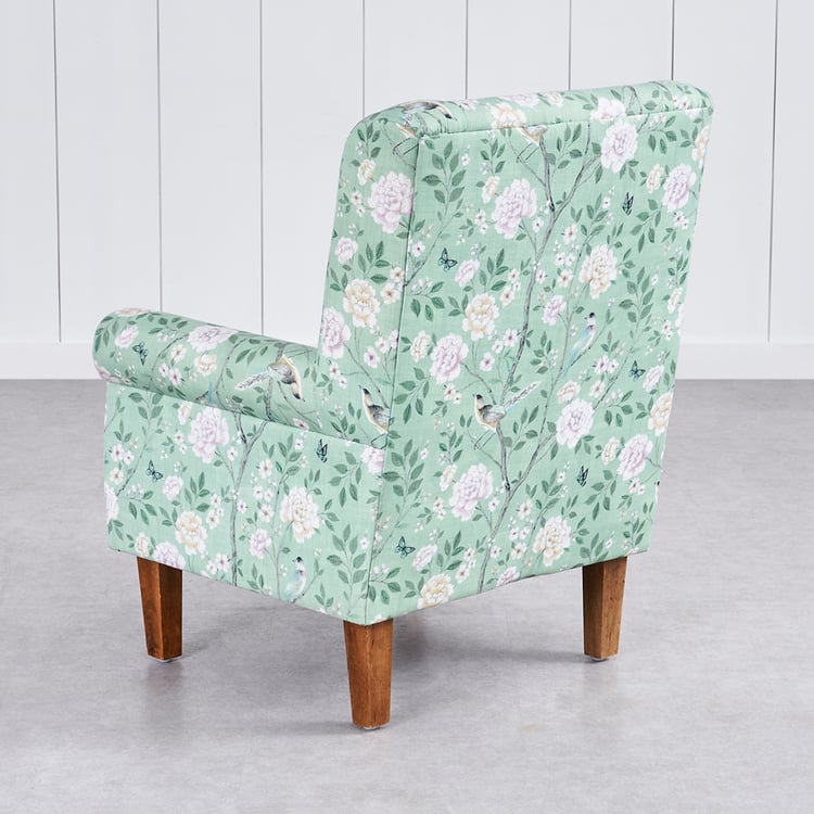 Blossom Fabric Accent Chair - Mint