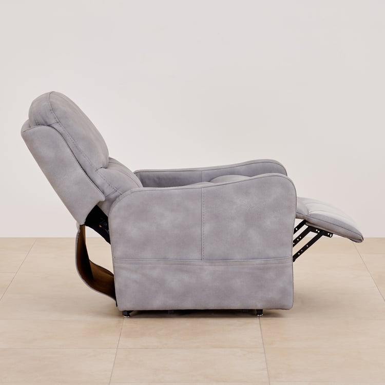 Annie 1-Seater Nappa Motorised Electric Lift-Up Recliner - Grey