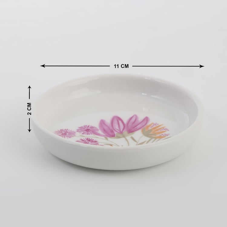 Mekong Ceramic Printed Soap Dish