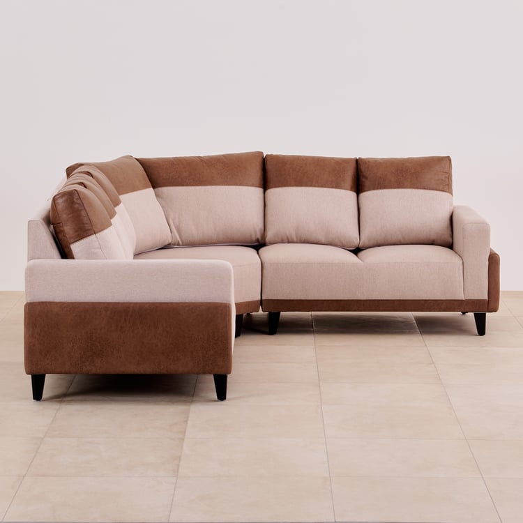 Antonio Fabric 2+1+1+2 Seater Sectional Sofa Set - Beige