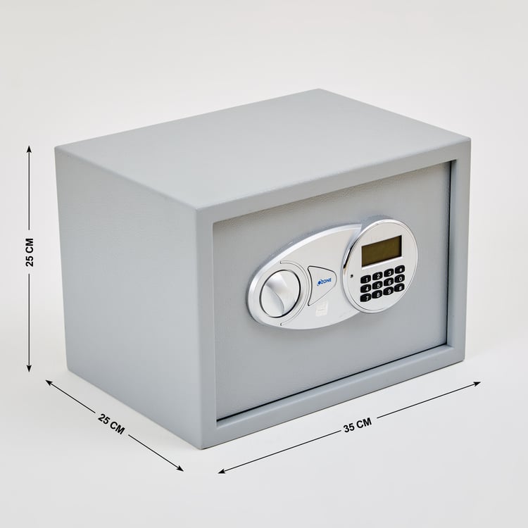Helios Ozone 16L Compact Digital Safety Locker - Grey