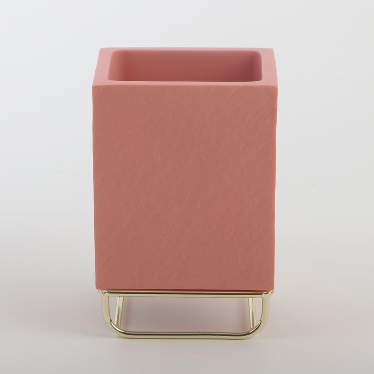 Colour Refresh Essence Polyresin Tumbler with Metal Stand