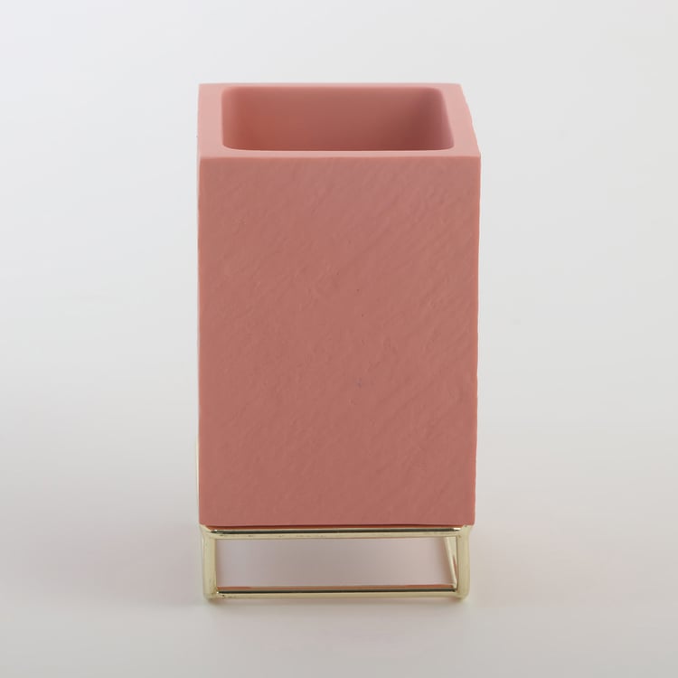 Colour Refresh Essence Polyresin Tumbler with Metal Stand